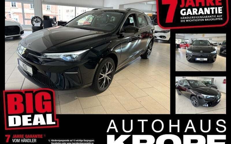 Pebble black Gebraucht 2024 MG MG5 EV Luxury Kombi | 24.990 € (Superpreis) - Bild 1/4