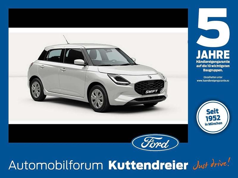 Pure white pearl metallic Neu 2025 Suzuki Swift Club Limousine | 16.490 € - Bild 1/3