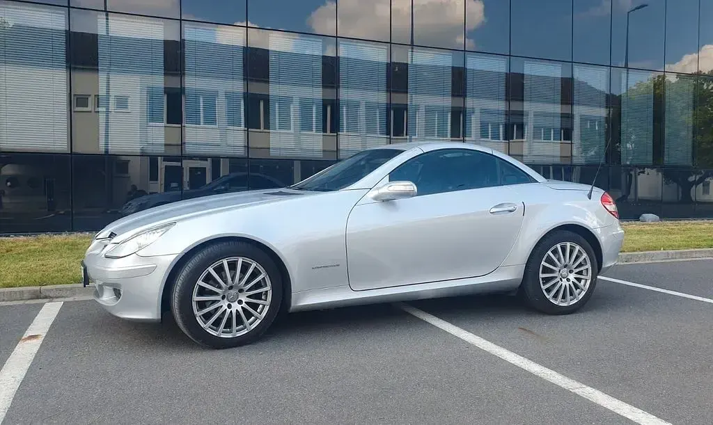 Gebraucht Mercedes SLK200 163 PS (119 kW) 2005 Silber Cabrio