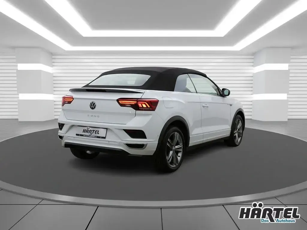 Gebraucht VW T-Roc Cabriolet R-line 150 PS (110 kW) 2021 Pure white, solid Cabrio