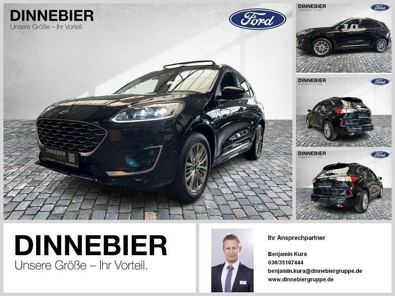 Obsidian schwarz Gebraucht 2022 Ford Kuga Vignale SUV | 32.680 € (Teuer) - Bild 1/4