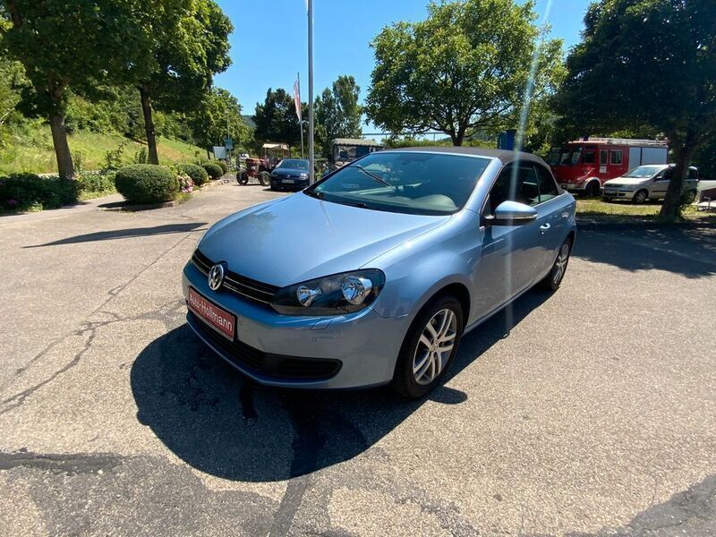 Blau Gebraucht 2013 VW Golf Cabriolet Cabrio | 9.600 € (Fairer Preis) - Bild 1/4