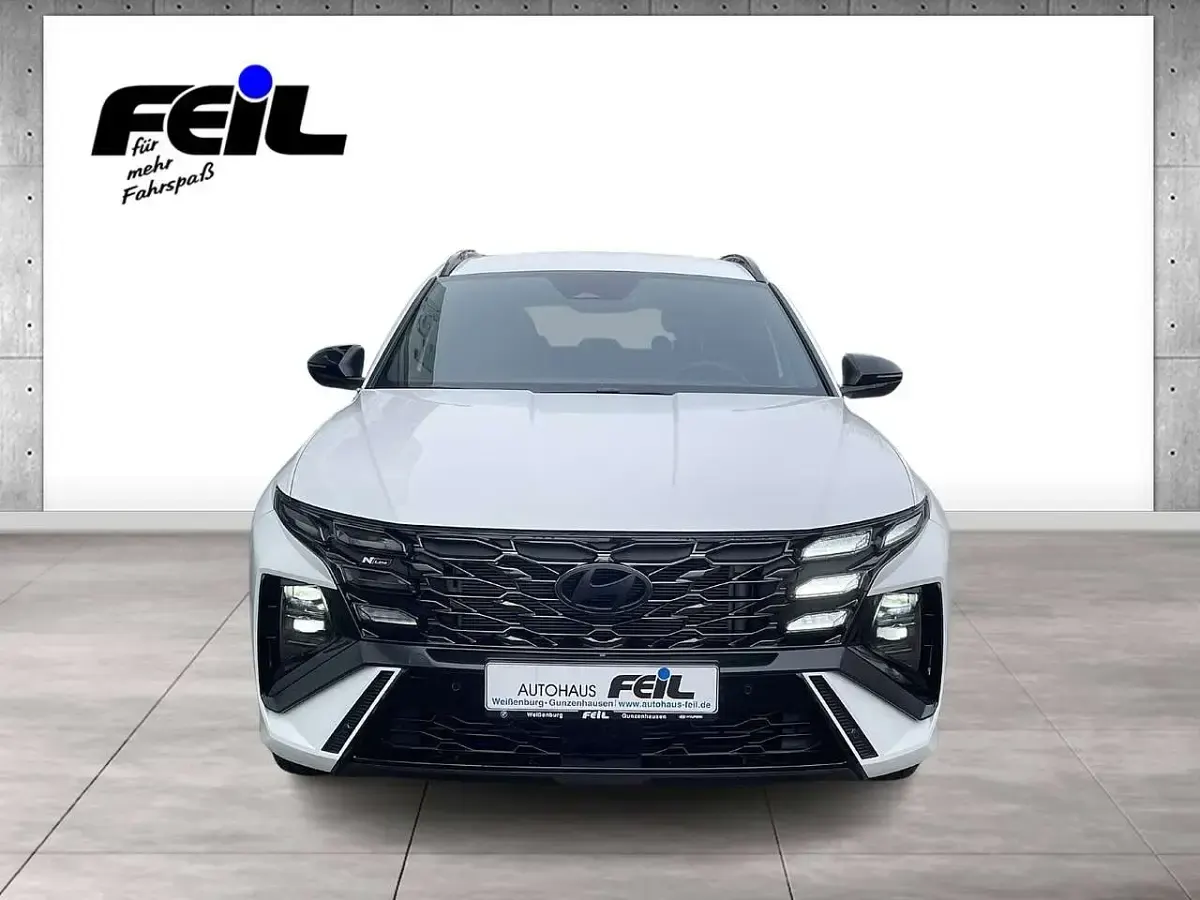 Neu Hyundai Tucson N Line 150 PS (110 kW) 2025 Atlas white SUV