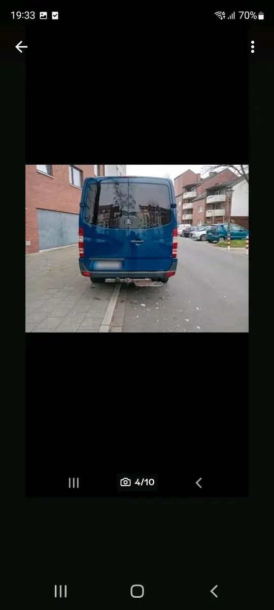 Gebraucht Mercedes Sprinter 129 PS (94 kW) 2010 Blau