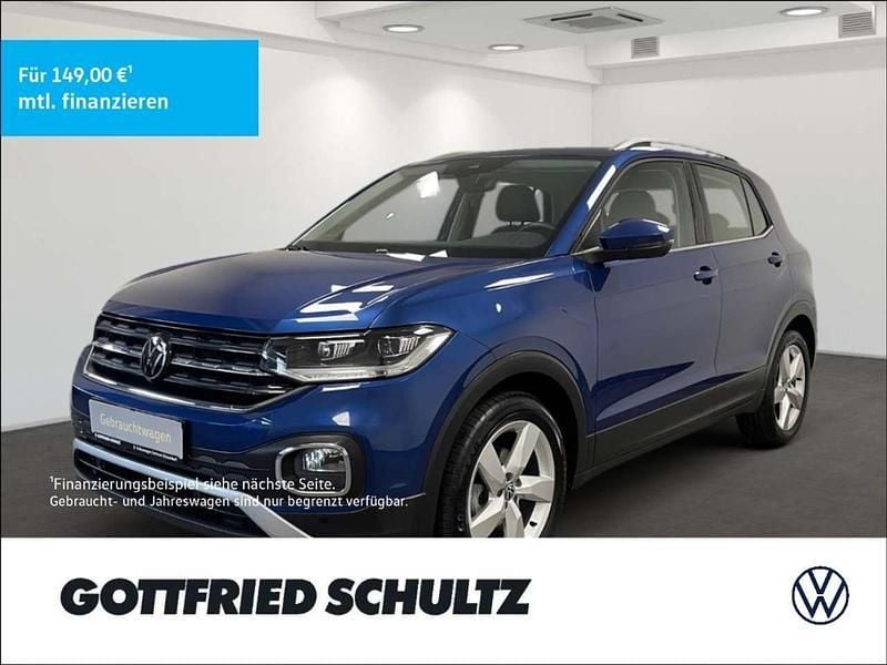 Blau Gebraucht 2022 VW T-Cross Style SUV | 19.450 € (Fairer Preis) - Bild 1/4