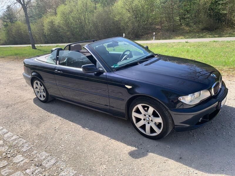 Blau Gebraucht 2006 BMW 318 Cabriolet Sport Line Cabrio | 7.850 € (Fairer Preis) - Bild 1/4