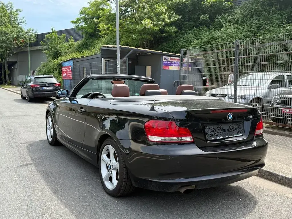 Gebraucht BMW 118 Cabriolet Advantage 143 PS (105 kW) 2008 Schwarz Cabrio