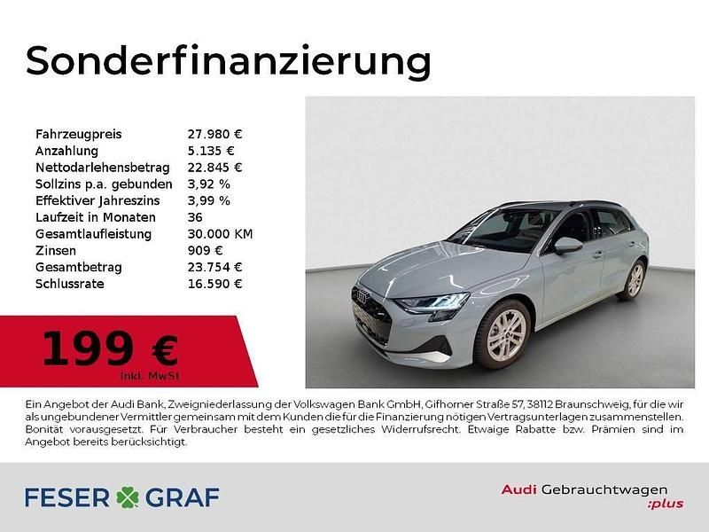 Second-hand Audi A3 Advanced 116 CP (85 kW) 2024 Gri Berlinǎ