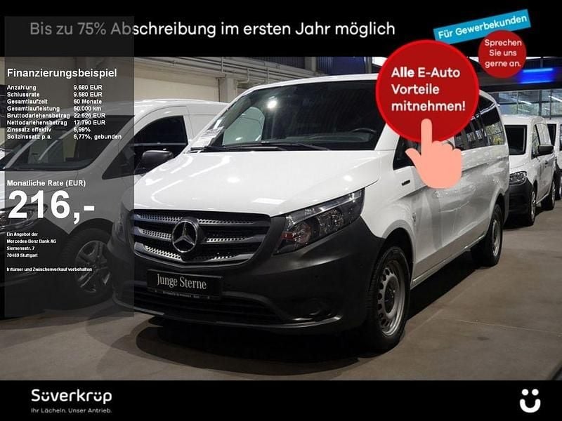 Gebraucht Mercedes e-Vito 85 kW (116 PS) 2020 Weiß Van / Kleinbus