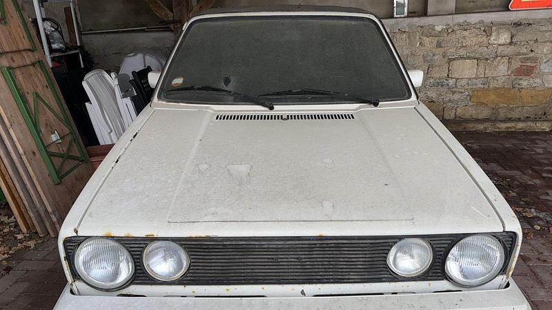 Gebraucht VW Golf Cabriolet 95 PS (69 kW) 1987 Weiß Cabrio