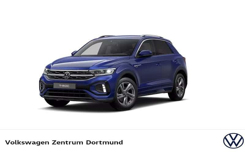 Blau Gebraucht 2025 VW T-Roc R-line SUV | 30.744 € (Guter Preis) - Bild 1/4