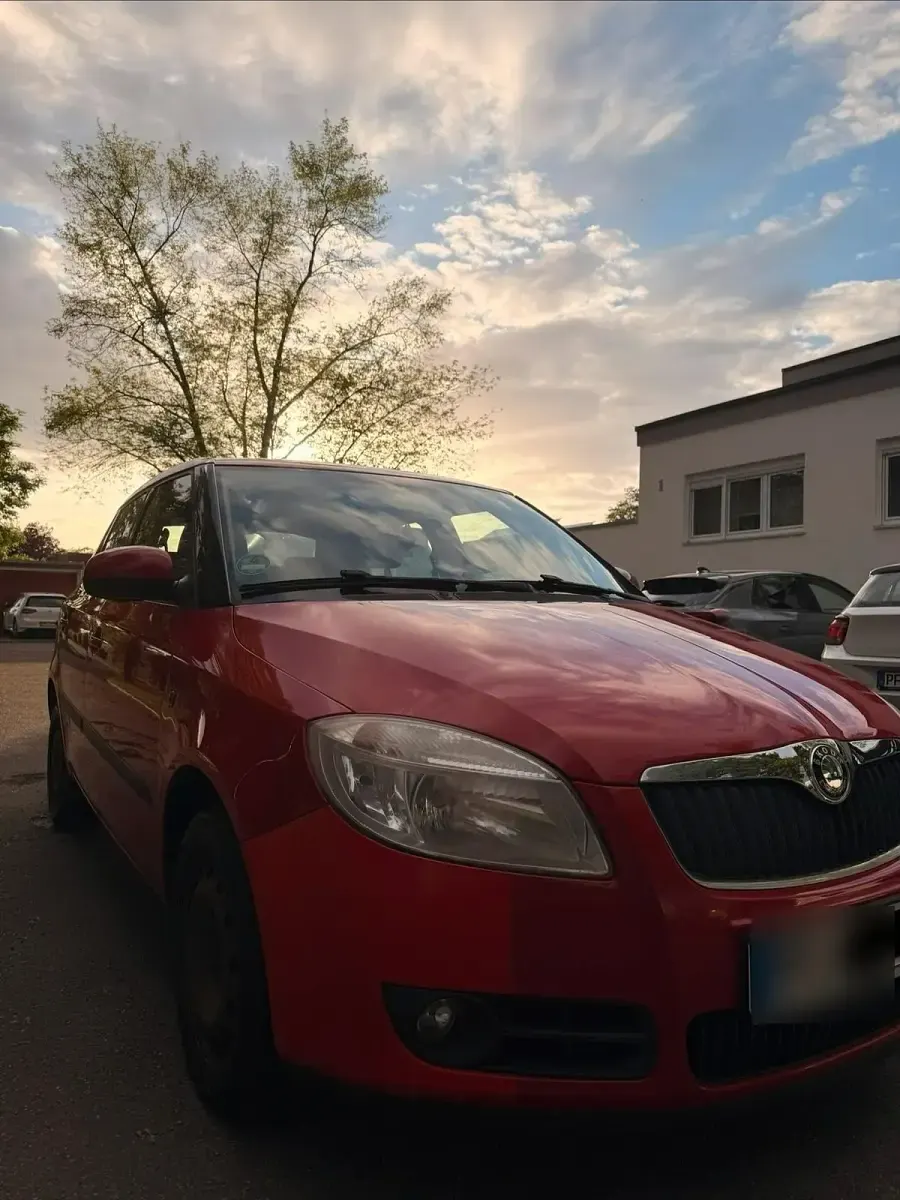 Gebraucht Skoda Fabia 70 PS (51 kW) 2007 Rot Kleinwagen