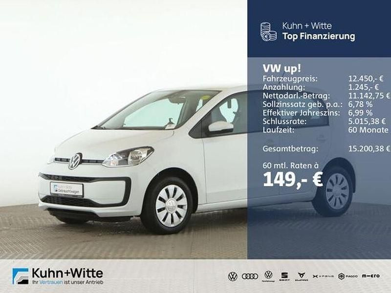 Gebraucht VW up! move up! 65 PS (47 kW) 2023 Weiß Kleinwagen