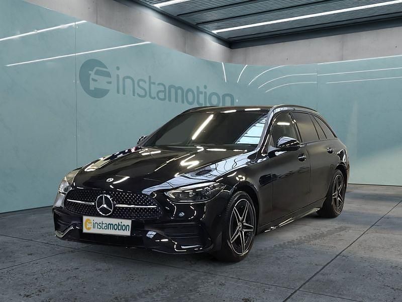 Schwarz Gebraucht 2024 Mercedes C220 Kombi | 56.049 € - Bild 1/4