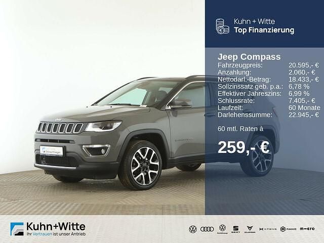 Usata Jeep Compass 140 CV (102 kW) 2020 Grigio SUV