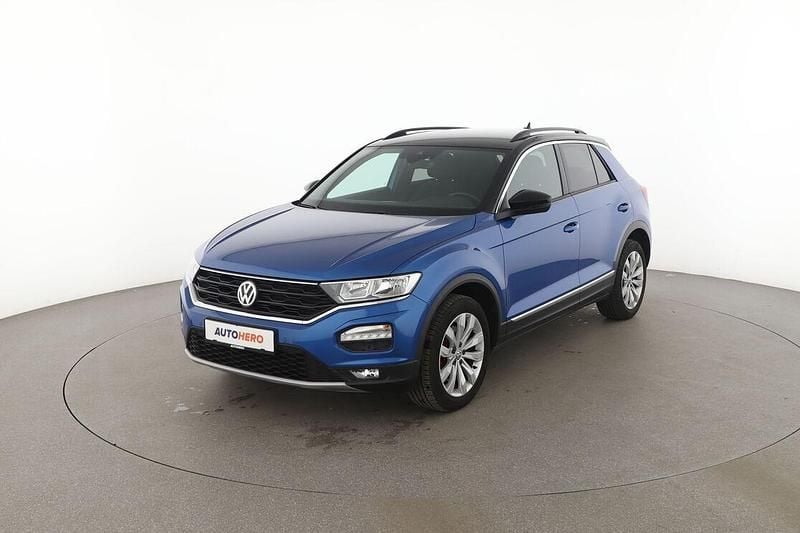 Blau Gebraucht 2020 VW T-Roc Sportline SUV | 19.900 € (Fairer Preis) - Bild 1/3