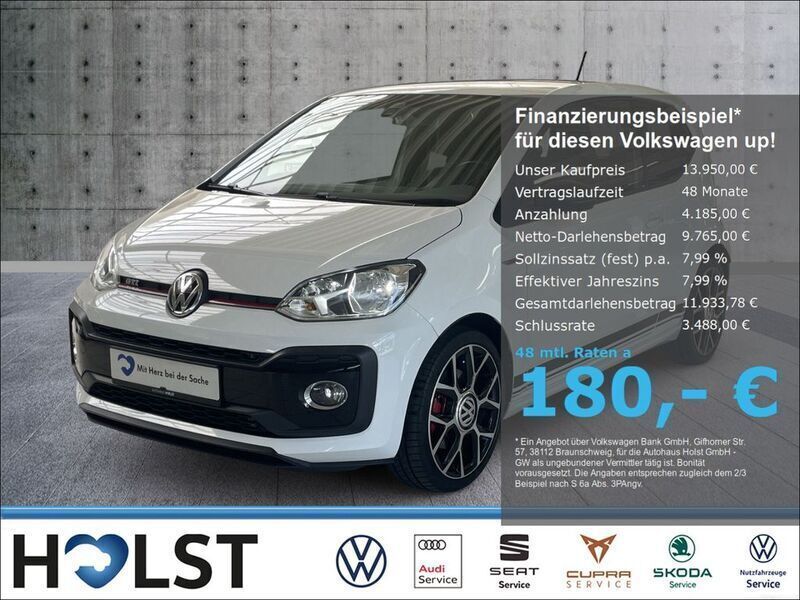 Weiß Gebraucht 2018 VW up! GTI Kleinwagen | 13.950 € (Fairer Preis) - Bild 1/4