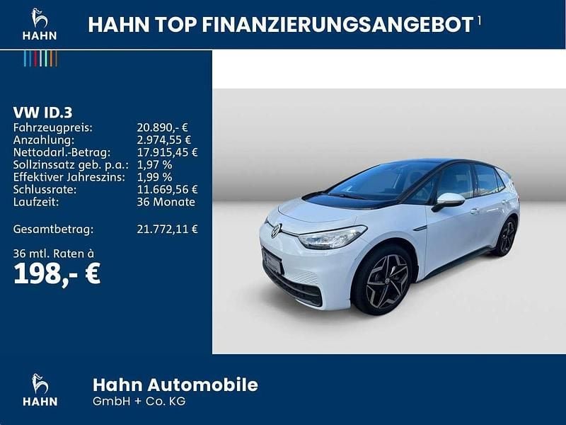 Gebraucht VW ID.3 Pro 106 kW (145 PS) 2022 Weiß Kleinwagen