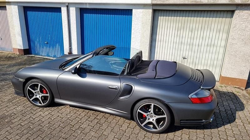 Gebraucht Porsche 996 Turbo 420 PS (308 kW) 2004 Blau Cabrio