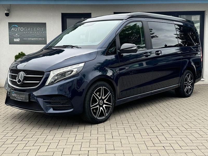 Blau Gebraucht 2018 Mercedes V250 Marco Polo Van / Kleinbus | 36.980 € (Superpreis) - Bild 1/4