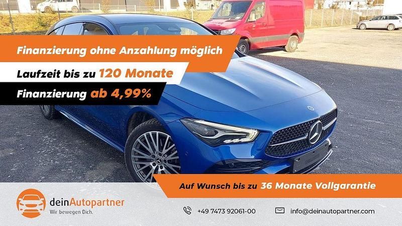 Spektralblau lack Gebraucht 2023 Mercedes CLA250e Shooting Brake AMG line Kombi | 32.900 € (Fairer Preis) - Bild 1/4