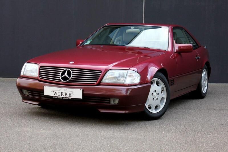 Rot Gebraucht 1992 Mercedes SL500 Cabrio | 32.900 € - Bild 1/4