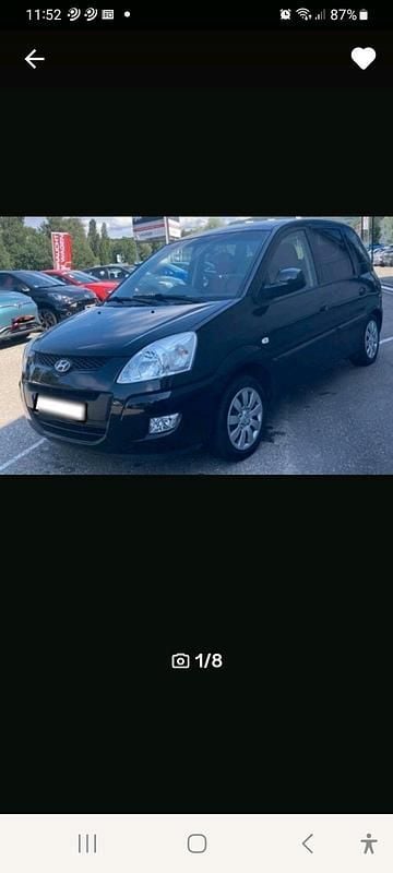 Second-hand Hyundai Matrix 75 CP (55 kW) 2009 Negru Monovolum