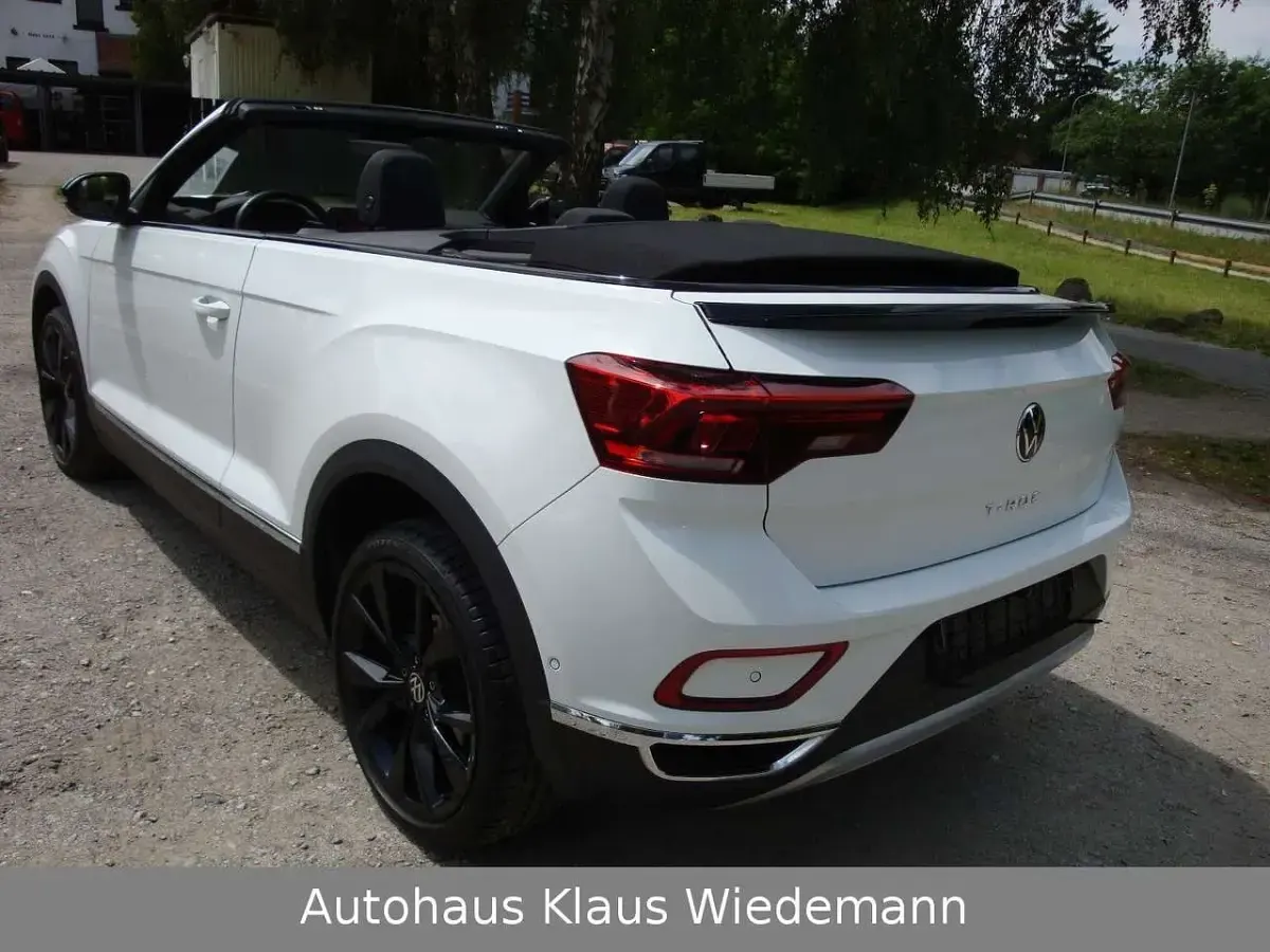Gebraucht VW T-Roc Cabriolet Style 150 PS (110 kW) 2022 Weiß Cabrio