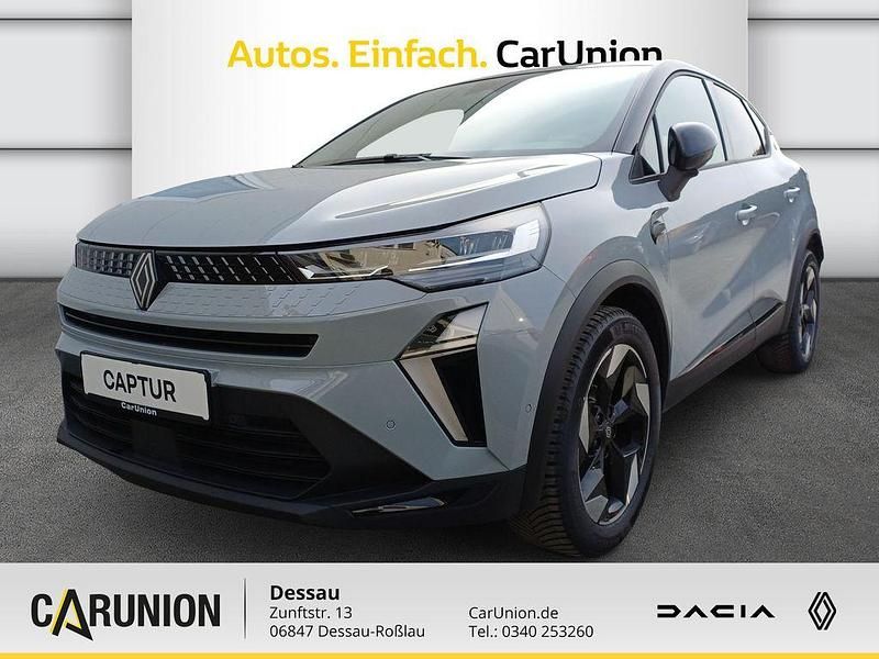 Neu Renault Captur Techno 91 PS (66 kW) 2025 Rafalgrau metallic, black pearlschwarz metallic SUV
