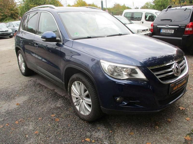 Shadow blue metallic Gebraucht 2008 VW Tiguan Sport SUV | 8.850 € (Fairer Preis) - Bild 1/4