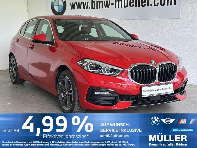 Rot Gebraucht 2020 BMW 118 Sport Line Kleinwagen | 23.440 € (Etwas zu teuer) - Bild 1/4