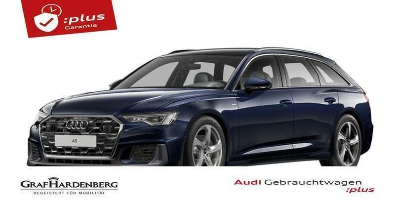 Blau (firmamentblau) Gebraucht 2024 Audi A6 S-Line Kombi | 50.990 € - Bild 1/4