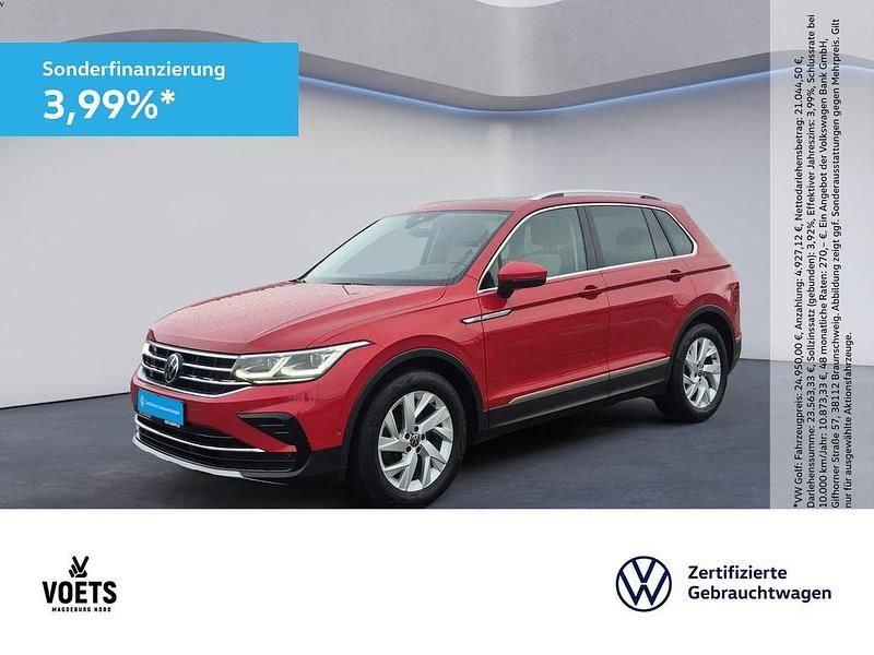 Rot Gebraucht 2023 VW Tiguan Elegance SUV | 29.995 € (Superpreis) - Bild 1/4