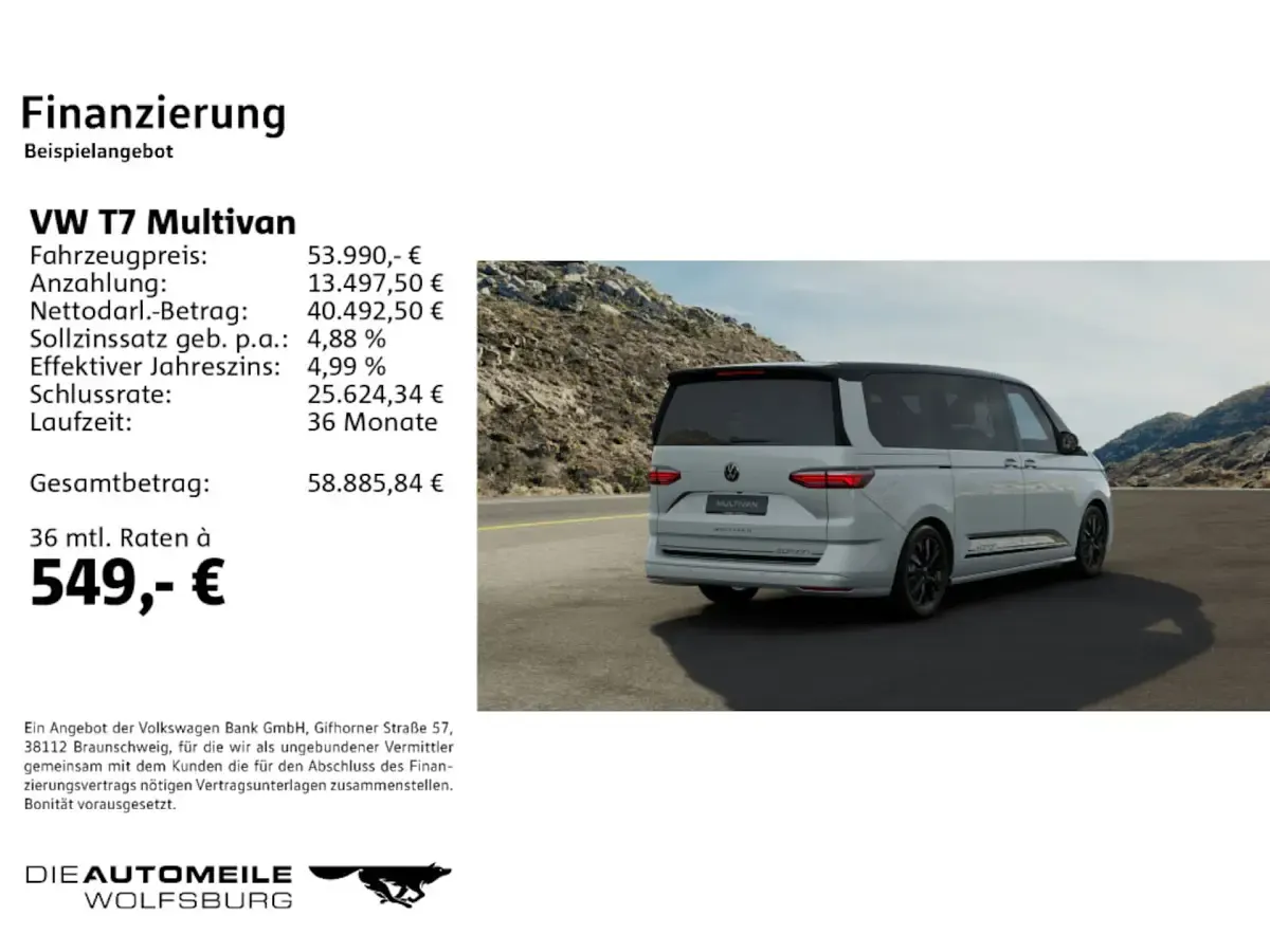 Używany VW Multivan Edition 150 KM (110 kW) 2025 Minivan