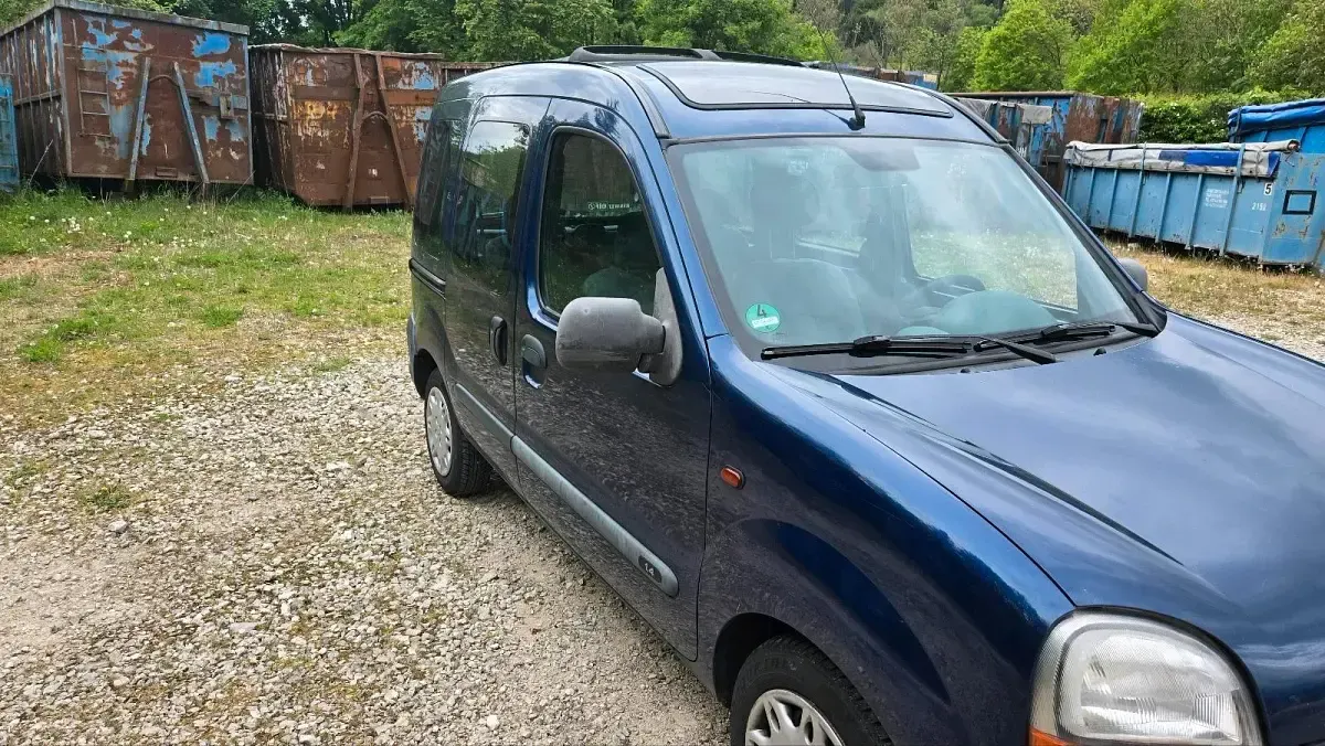 Gebraucht Renault Kangoo 75 PS (55 kW) 2000 Blau Van / Kleinbus