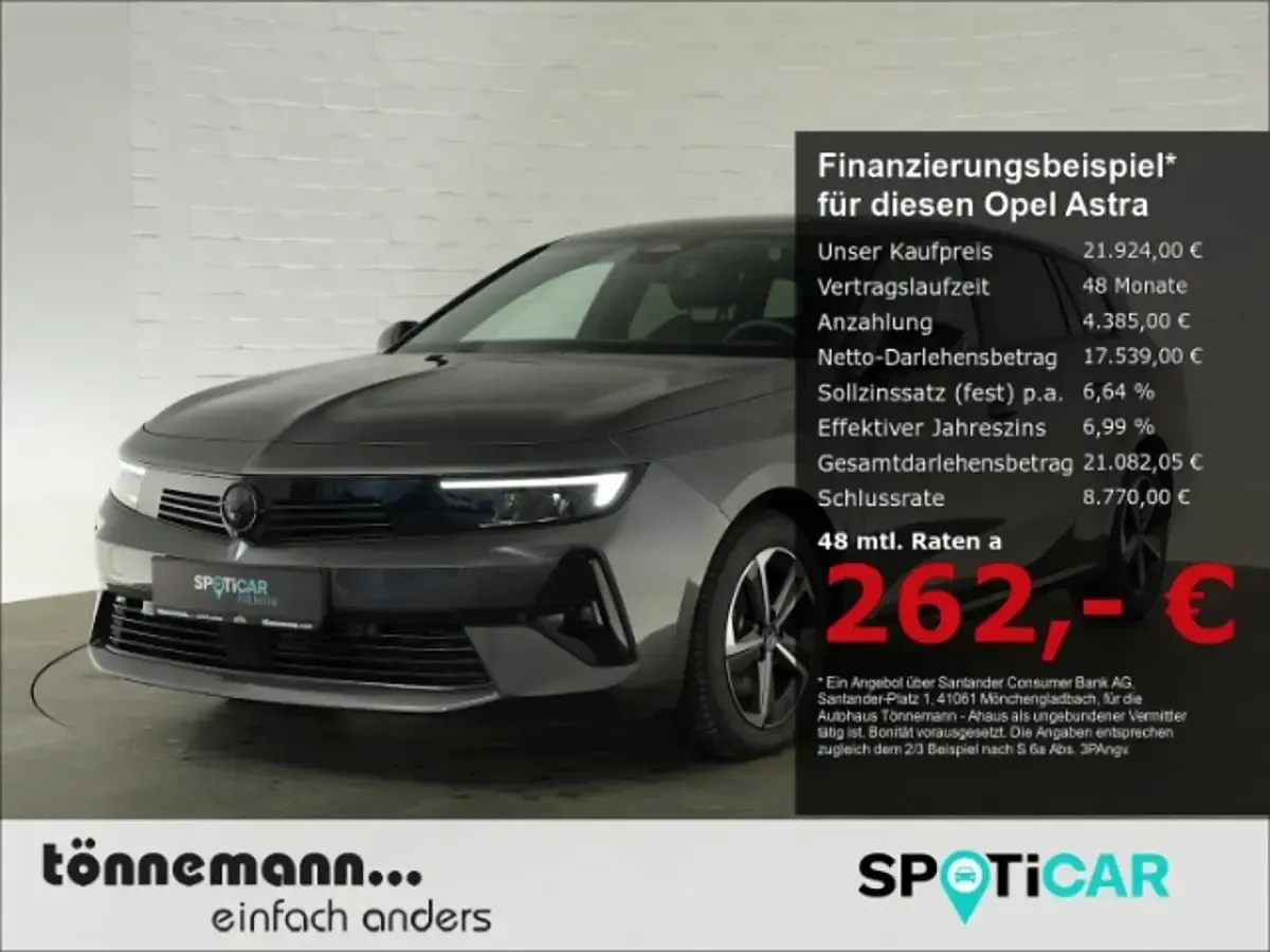 Second-hand Opel Astra 131 CP (96 kW) 2024 Gri Hatchback