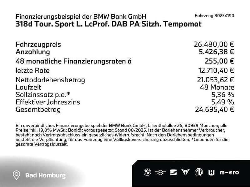 Alpinweiss iii (weiß) Gebraucht 2022 BMW 318 Shadowline Kombi | 26.480 € (Guter Preis) - Bild 1/1