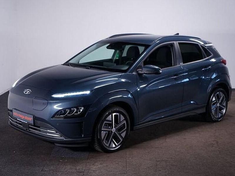 Blau Gebraucht 2021 Hyundai Kona Trend SUV | 19.499 € (Guter Preis) - Bild 1/4
