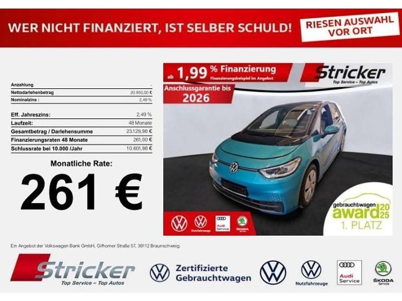 Gebraucht VW ID.3 150 kW (204 PS) 2021 Makenatürkis metallic (metallic) Kleinwagen