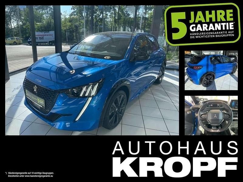 Vertigoblau Gebraucht 2022 Peugeot e-208 GT Kleinwagen | 17.980 € (Fairer Preis) - Bild 1/4