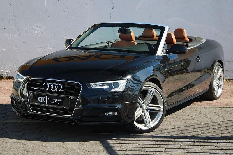 Schwarz Gebraucht 2012 Audi A5 Cabriolet S-Line Cabrio | 14.900 € (Fairer Preis) - Bild 1/4