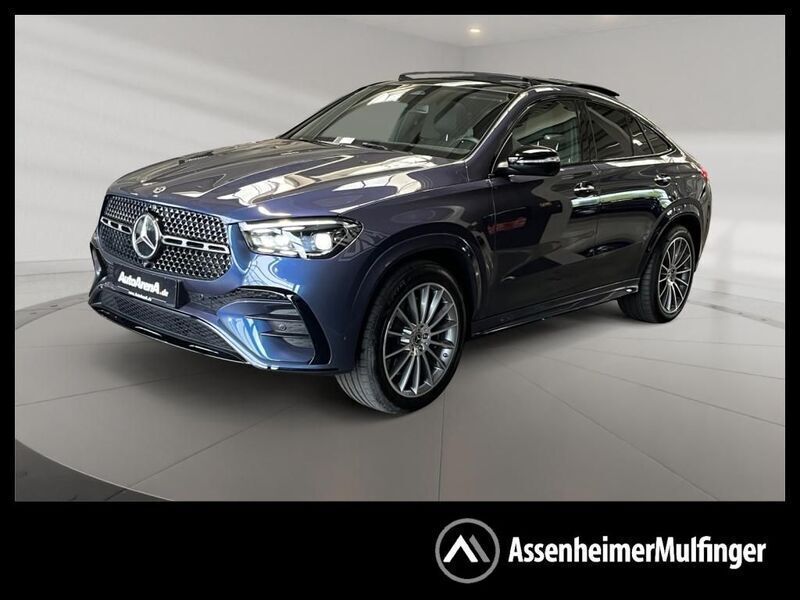 Blau Gebraucht 2023 Mercedes GLE350e AMG Coupé | 83.949 € (Fairer Preis) - Bild 1/4