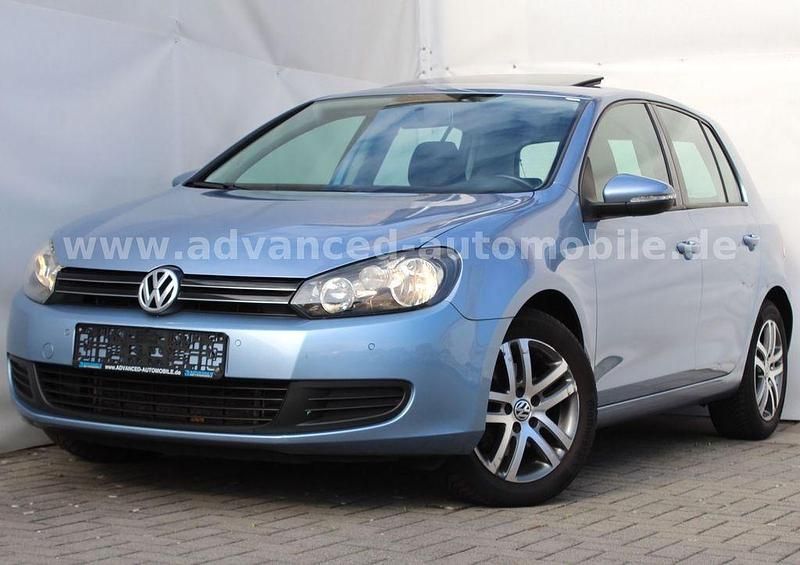 Blau Gebraucht 2009 VW Golf VI Comfortline Limousine | 4.895 € (Fairer Preis) - Bild 1/4