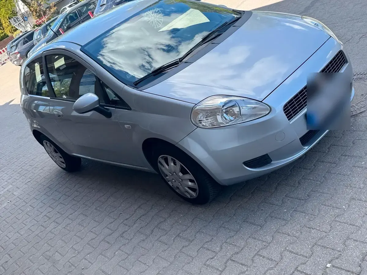 Gebraucht Fiat Punto 75 PS (55 kW) 2008 Silber Kleinwagen