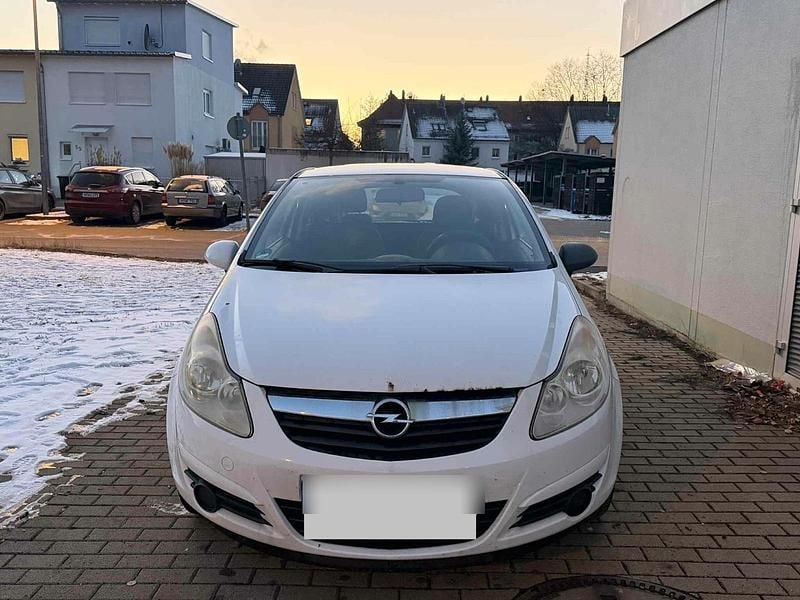 Weiß Gebraucht 2010 Opel Corsa Kleinwagen | 600 € (Superpreis) - Bild 1/4