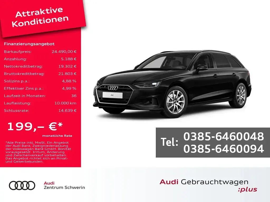Second-hand Audi A4 150 CP (110 kW) 2022 Negru Break