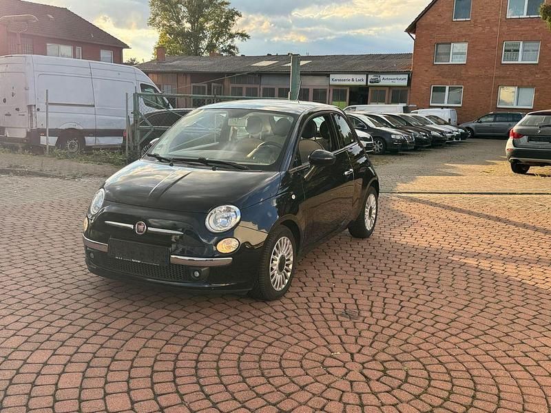 Schwarz Gebraucht 2013 Fiat 500C Lounge Cabrio | 2.999 € - Bild 1/4