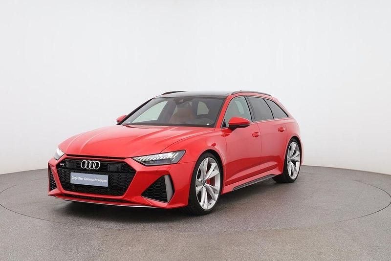 Rot Gebraucht 2024 Audi RS6 Exclusive Kombi | 119.990 € (Fairer Preis) - Bild 1/4