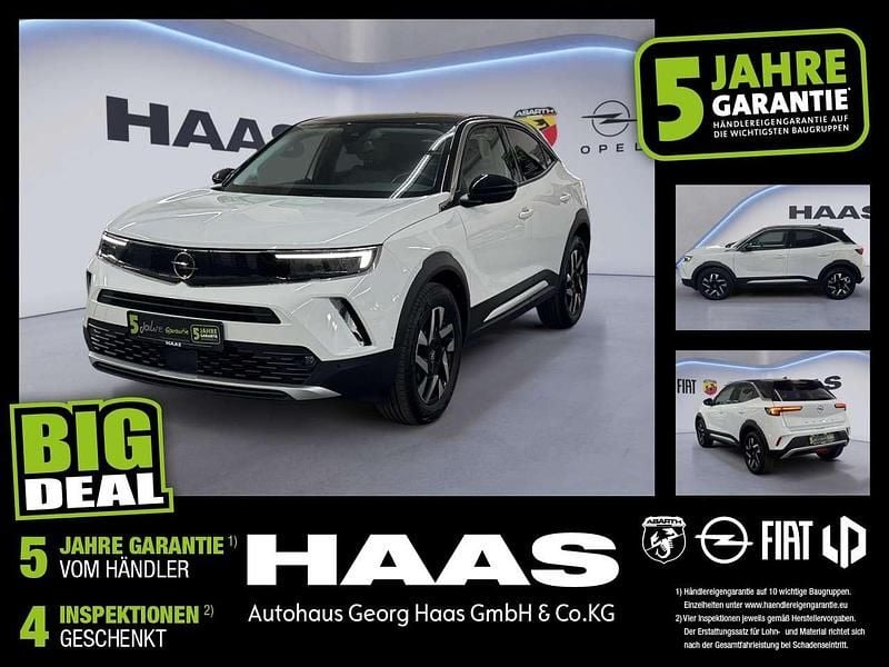 Jade weiss/arktis weiss (metallic) Gebraucht 2022 Opel Mokka Elegance SUV | 15.580 € (Guter Preis) - Bild 1/4