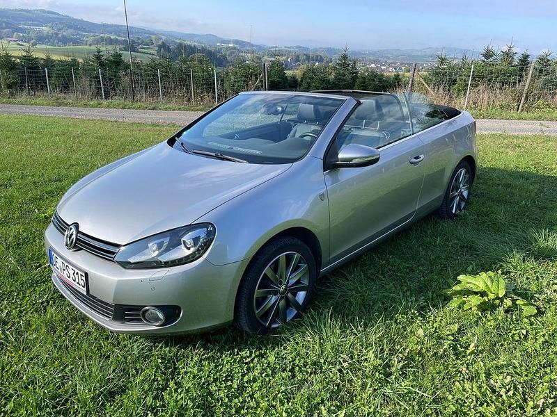 Silber Gebraucht 2015 VW Golf Cabriolet Karmann Cabrio | 11.300 € (Guter Preis) - Bild 1/4